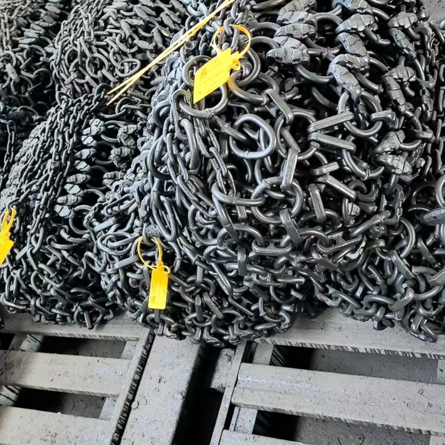 矿用轮胎保护链 装载机23.5-25轮胎防滑链条245KG270KG轮胎保护链