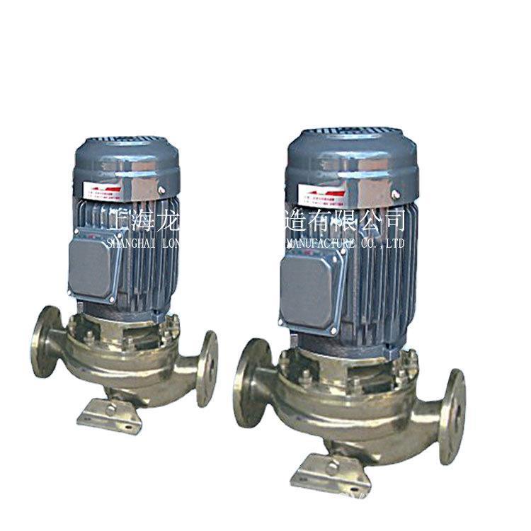 上海销售冷热水泵离心管道增压泵IHGBD125-200A立式管道泵价格1