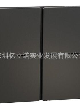 智能照明开关面板C2E616202_MB_C1境悦系列4键黑色金属智能面板