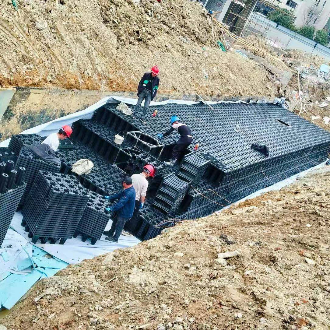 海绵城市雨水模块雨水净化循环利用地埋式雨水收集成套设备