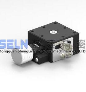 燕尾型螺杆驱动手动微调平移台X轴LWFX25-R进给丝杠式滑台XEG25