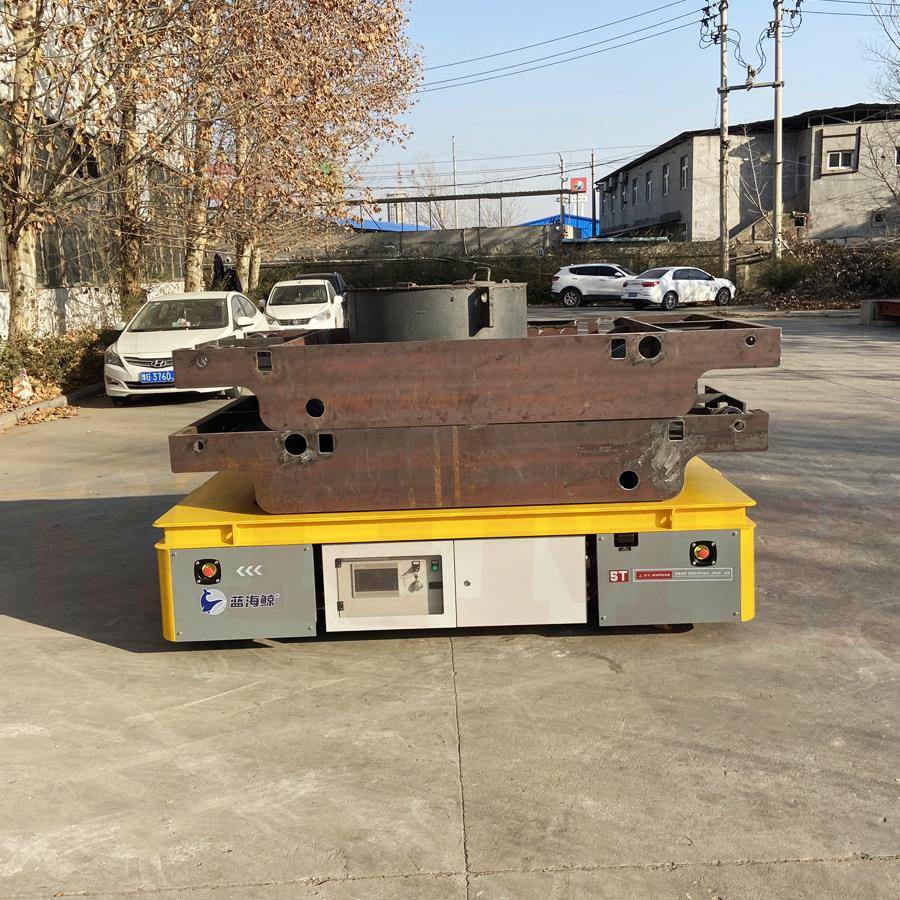 电动无轨台车车间过跨转运车船厂运输平板车