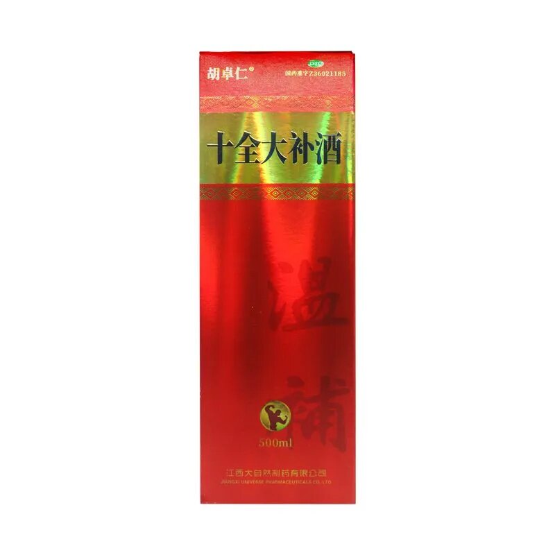 [胡卓仁]十全大补酒500ml*1瓶/盒图片