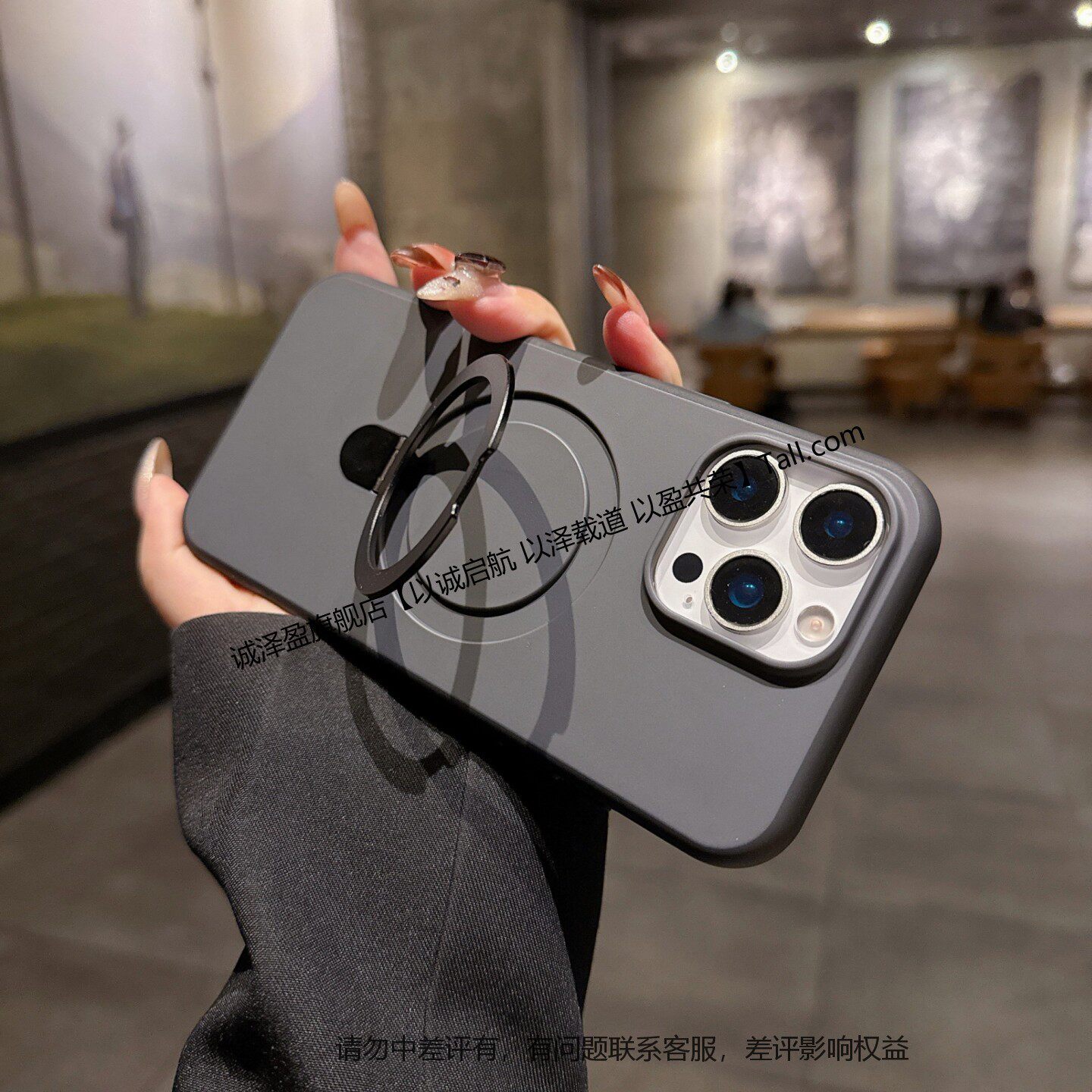 适用苹果16手机壳iphone17promax磁吸指环支架15纯色液态硅胶14简约新款12网红女款11超火爆款16/15pro手机套