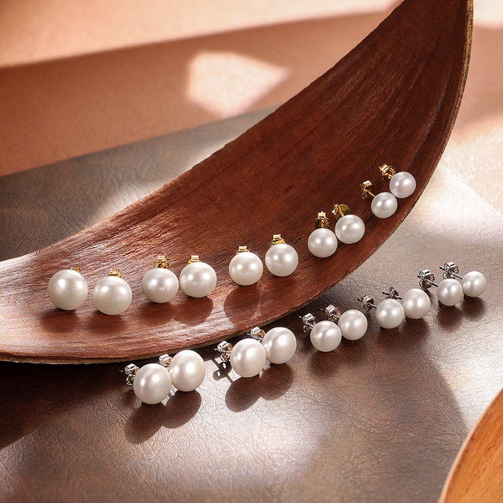 925银天然珍珠耳钉女极简轻奢设计百搭气质免摘养耳洞耳环,饰品/流行首饰/时尚饰品新,耳钉,淘宝优惠券,粉丝福利购,淘宝优惠卷