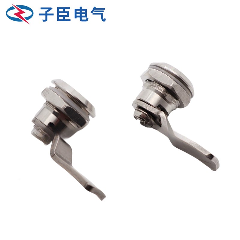 304不锈钢门锁MS705转舌三角锁一字锁配电箱开关柜消防栓垃圾桶锁