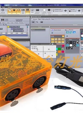 舞台灯光DMX512调光台控制器sunlite2Fc+USB连接电脑调光台Suite2