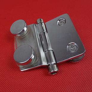 淋浴房配件小合页 玻璃开门五金配件门合页 门铰链老式 淋浴房滑轮