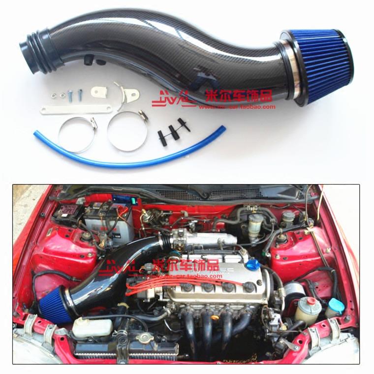 SIMOTA进气EK3/EG8改装碳纤维进气冬菇 BD系老civic进气肥肠套件