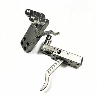 夹弹器不锈钢撒放器两轴联动304散放器机械夹蛋发射配件自动复位