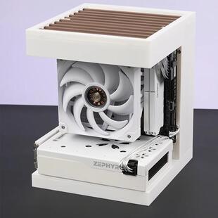 台式海景房电脑itx小机箱支持17X17/17X19主板SFX电源 支持定制