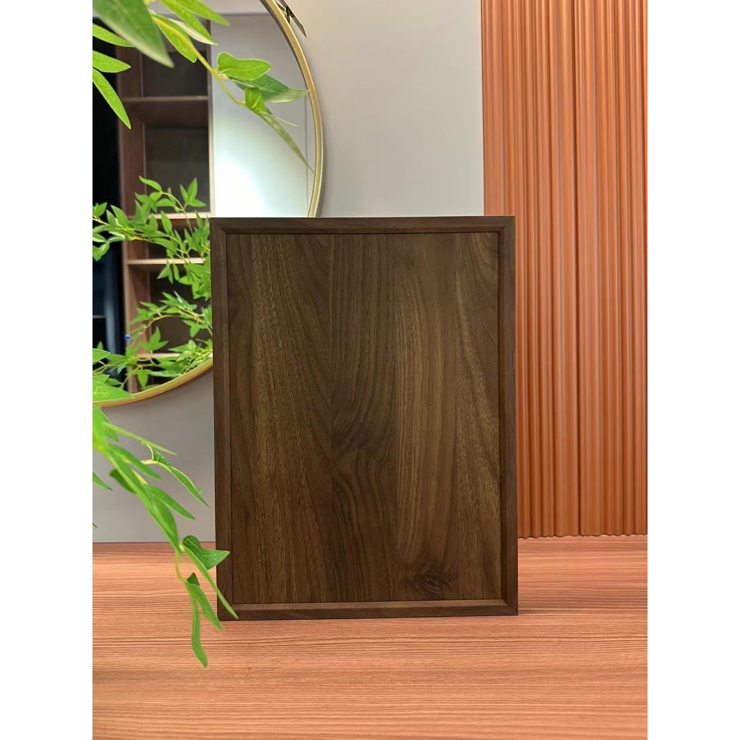 实木边框骨骼线门板 藤编草编柜门定做 橱柜门法式奶油风衣柜门