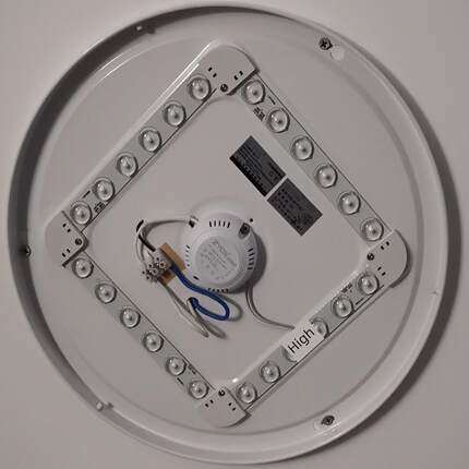 Led吸顶灯灯芯口方形磁性家用更换灯面板节能模块卧室改装灯片