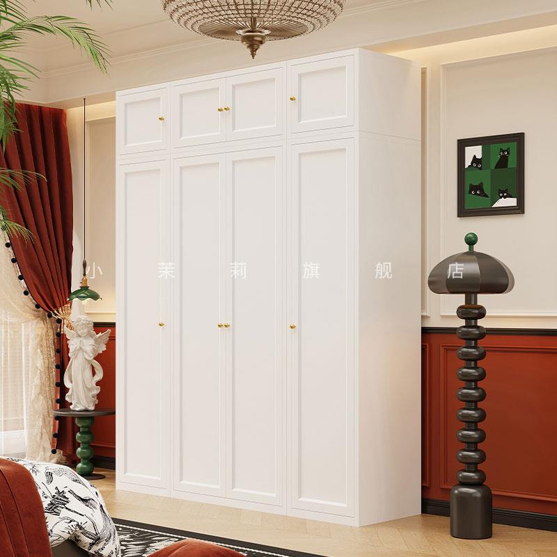 2.2米高500深钢制衣柜法式覆古风家用卧室自由组合大收纳环保衣橱