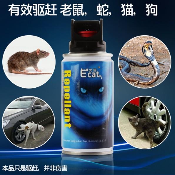 虎猫汽车驱鼠器喷剂车用驱鼠防老鼠发动机舱车载捕灭赶鼠器喷雾剂