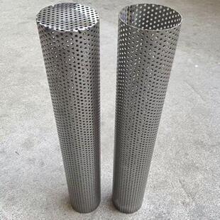 定制304不锈钢过滤网圆筒工业用过滤网y型管道过滤器滤芯多孔滤网