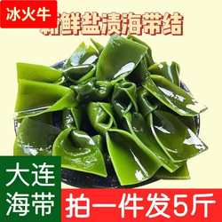 大连旅顺海带结海带扣节新鲜凉拌菜煲汤火锅5斤装海味低脂肪