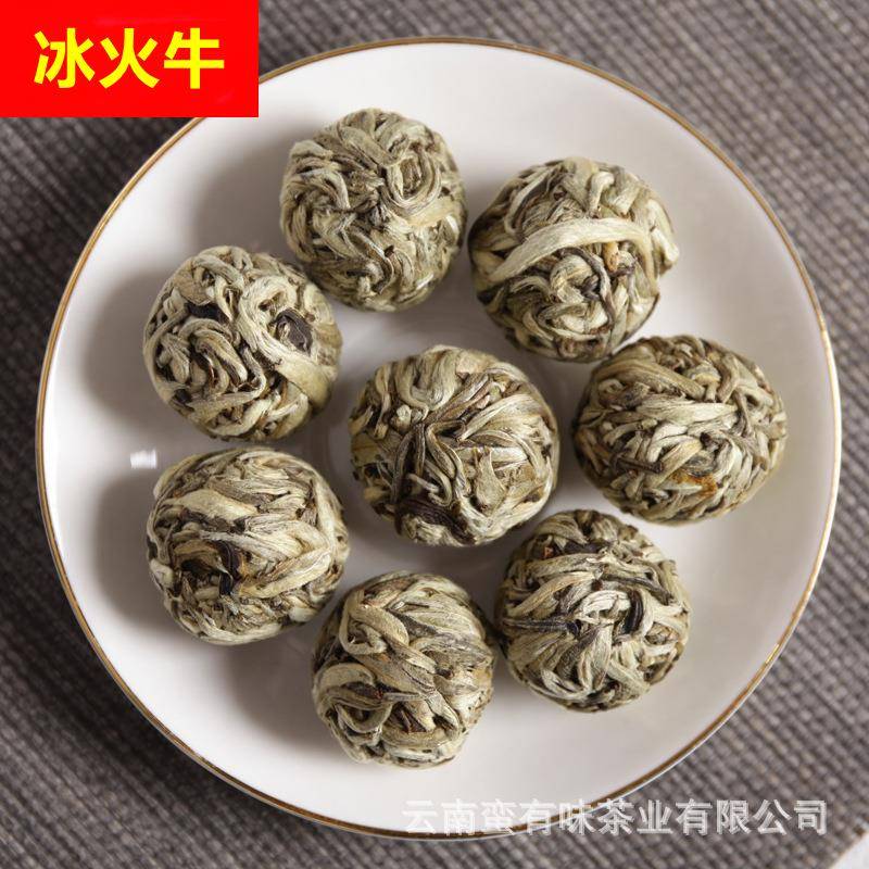 云南白茶2024年白毫银针月光白单芽 白芽龙珠 500克茶叶