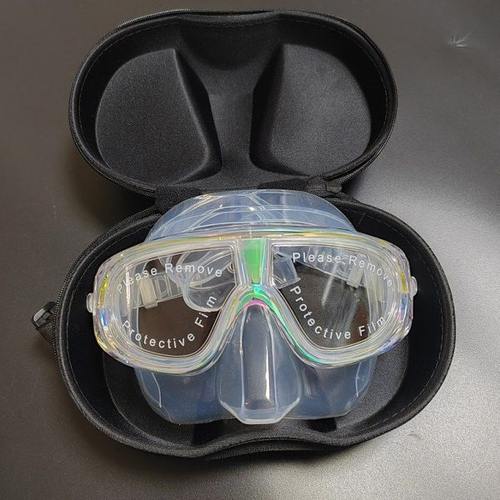 自由潜水面镜大神款面罩浮潜游泳专美人鱼潜水P面镜低容积潜水眼