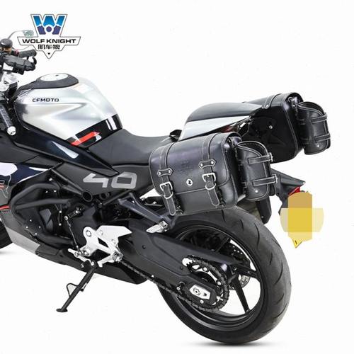 肌车狼 适用春风450SR边包侧边包复古边箱改装头盔包防水快拆专用