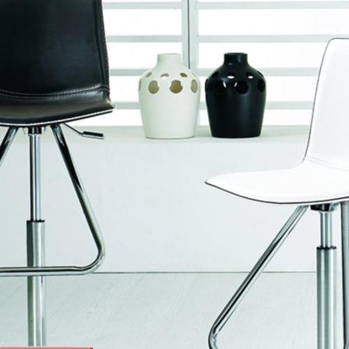 时尚新款现代升降皮革酒吧椅凳前台接待会客办公厨房配套餐椅B227