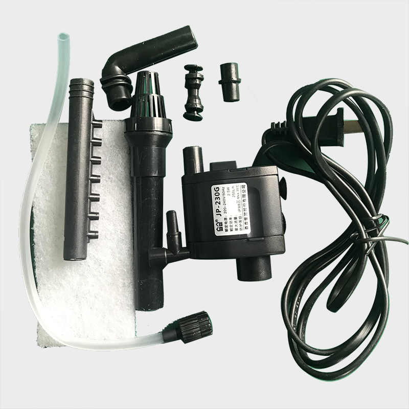 森森鱼缸水族箱JP-230G迷你潜水泵过滤泵带除油膜增氧雨淋管弯头