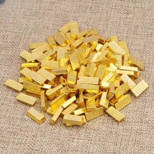 开业乔迁创意金砖合金摆件迷你小金条招财元宝家居装饰品桌面朋友