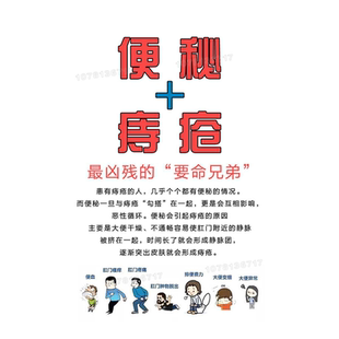 便秘的危害海报肠胃清洗肝脏排毒墙贴画美容院养生馆广告纸制作