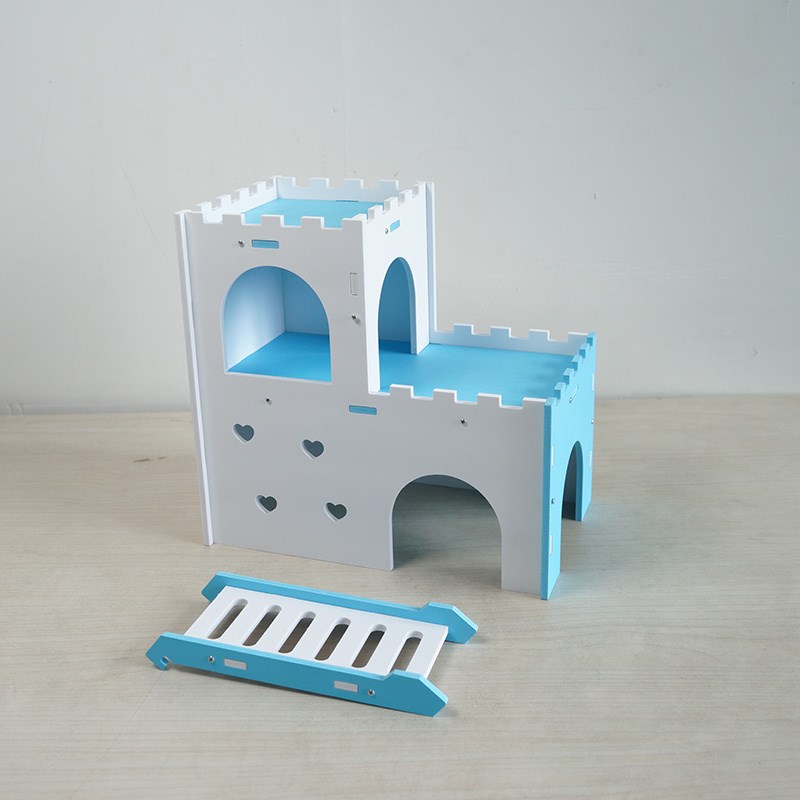 仓鼠熊鼠玩具用品 小屋 生态小宠别墅睡窝小房子小窝玩具躲避屋