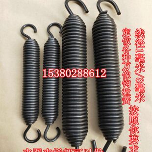 活钩拉簧线径3/8毫米 万向钩拉簧 工业活钩拉簧 不锈钢拉簧 拉簧