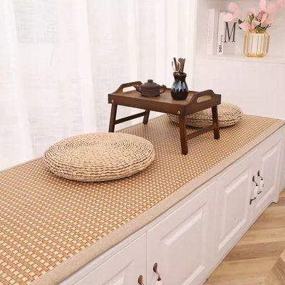 夏季藤席飘窗垫窗台垫2024新款卧室阳台垫子凉席坑垫床榻榻米防滑