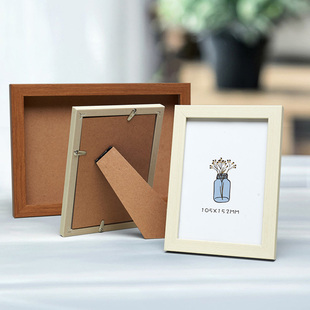 二连框5寸6寸7寸儿童连体相框木纹宝宝相框组合挂墙韩版摆台创意