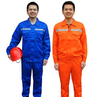 公路养护环卫保洁服汽机修安装物流搬运工反光条工作服套装定制