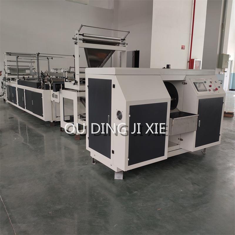 自动换卷穿绳束口垃圾袋制袋机手提式厨房自动收口袋制造机器