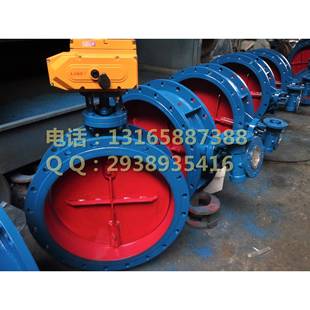 精小型电动通风蝶阀D941W 1C爱凯斯默认项碳钢法兰