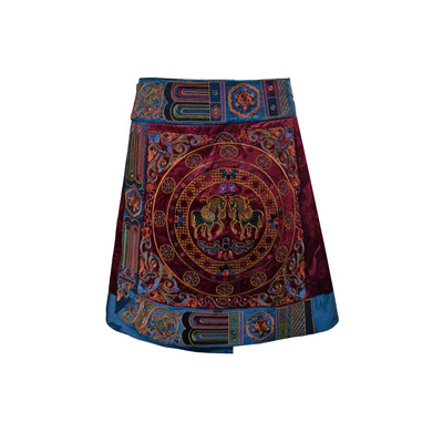 【荔香长安·骐系列】一片式围裹短裙DB-Q250291