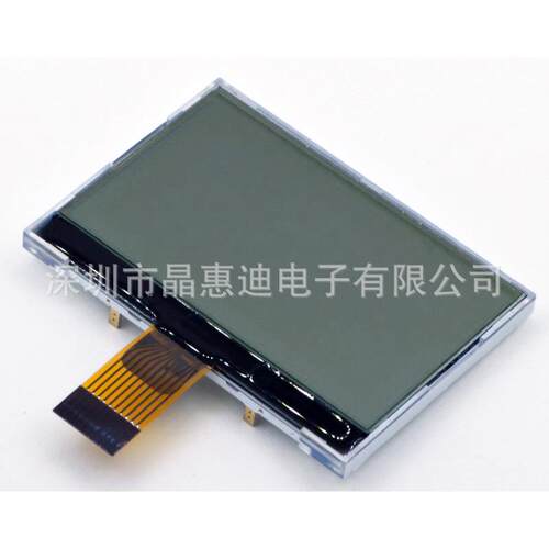 LCD/液晶屏/13264/COG/点阵/SPI/2.2寸/正显/JHD13264-G36BSW-G