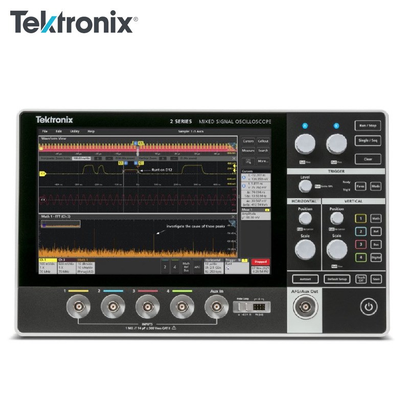 tektronix泰克微型手持示波器MSO22/MSO24便携式混合信号示波器