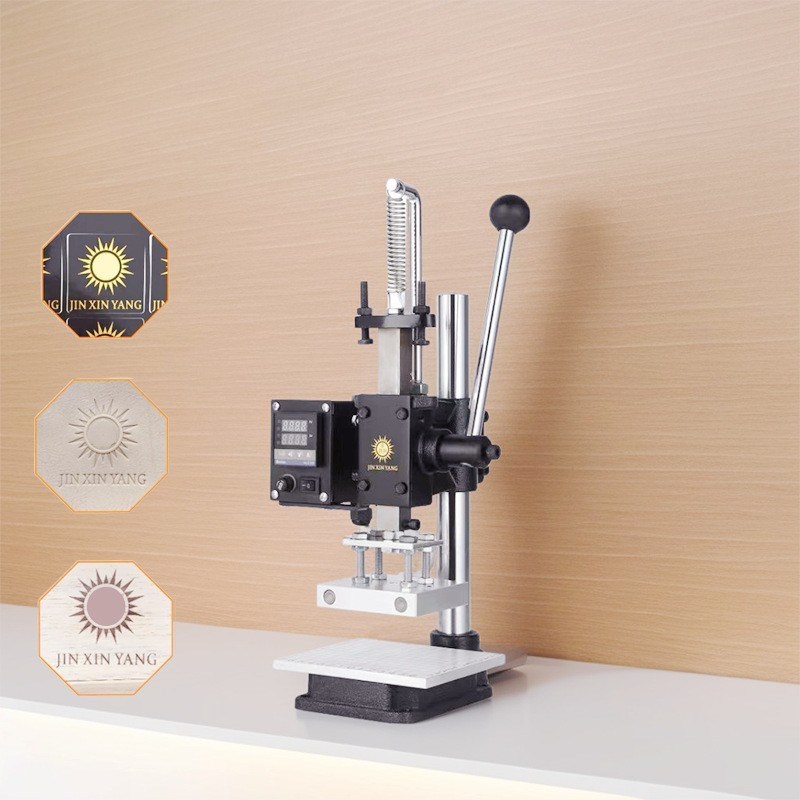 厂家供应小型烫金机手动热压机烫印机压印机皮革模切机打斩机烙印