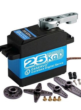180/270度DS3225伺 舵机不锈钢齿轮无芯25KG数字 1/8 1/10 遥控车