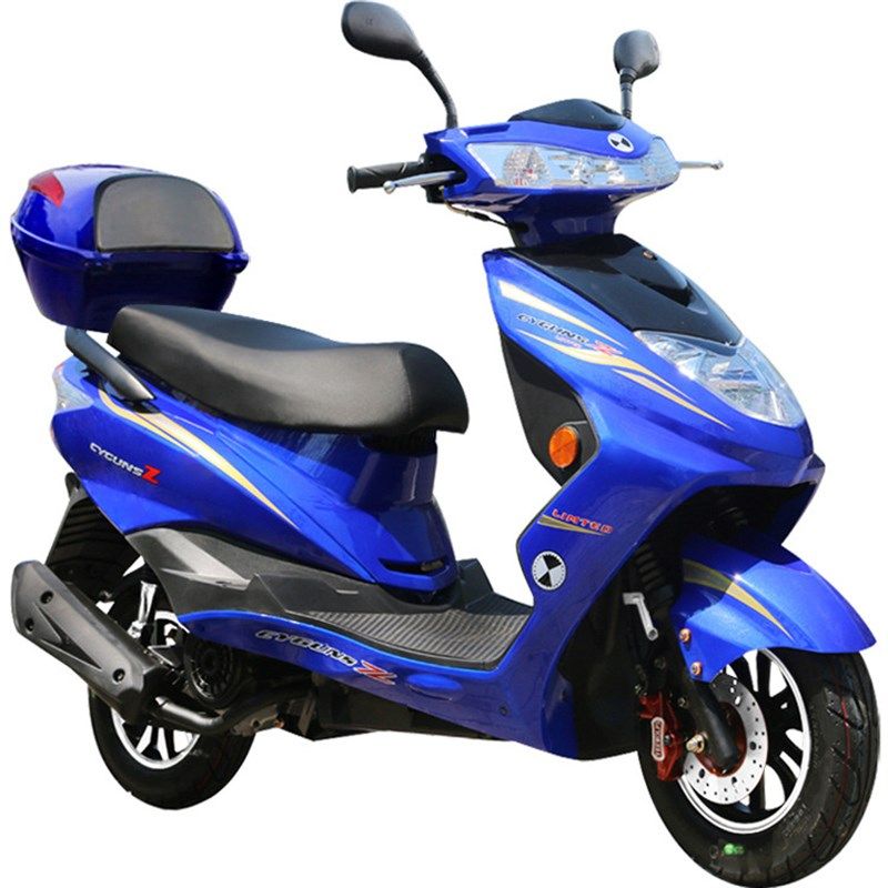 迅鹰踏板摩托车125CC燃油助力车 鬼火摩托车跑车男女式摩托车