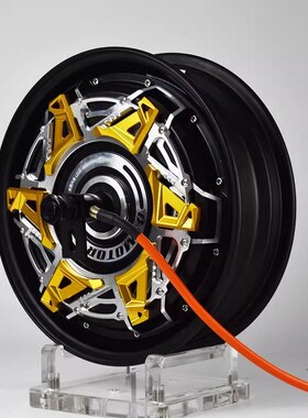 QSMOTOR全顺无刷直流电机60V72V12寸35H2000W电动车电摩电机马达