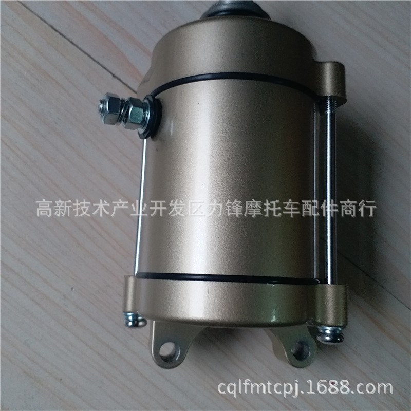 太子三轮车摩托车CG200水冷9齿圆形定位电启动马达电机发电机