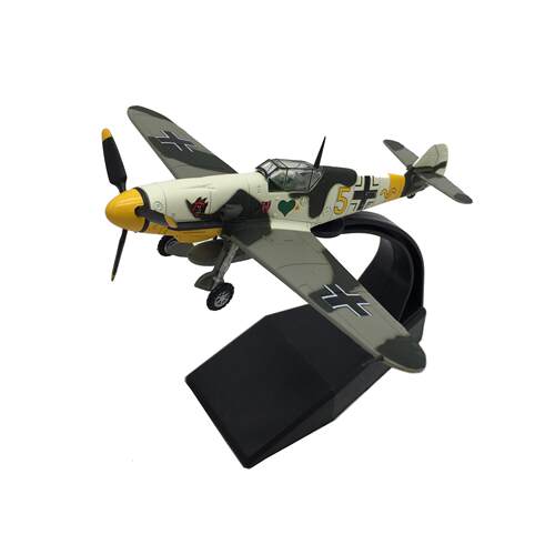 1:72德国二战名机BF109仿真合金战斗机飞机模型成品静态收藏品