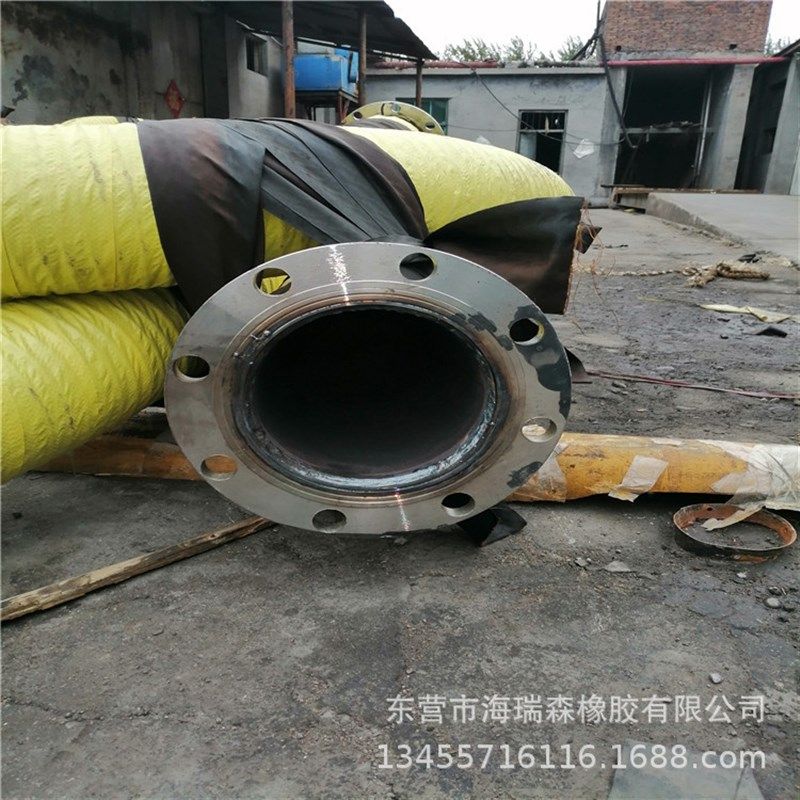 20寸吸排泥砂耐磨钢丝橡胶管 丁苯橡胶生产优质耐磨钢丝管DN500mm