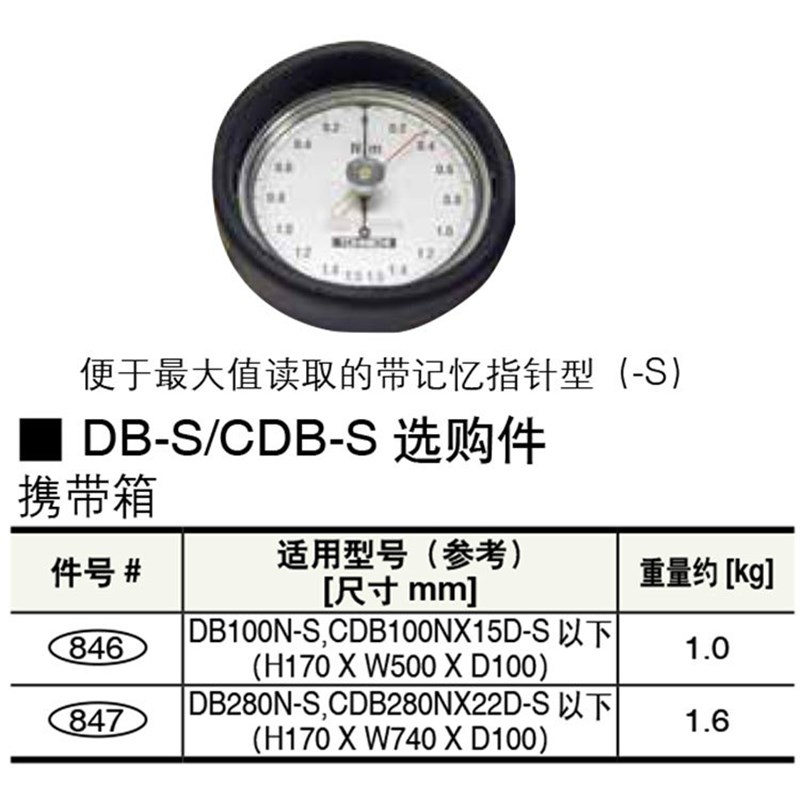 日本TOHNICHI日本东日扭力扳手DB200N-S1800DB3-S公制英制