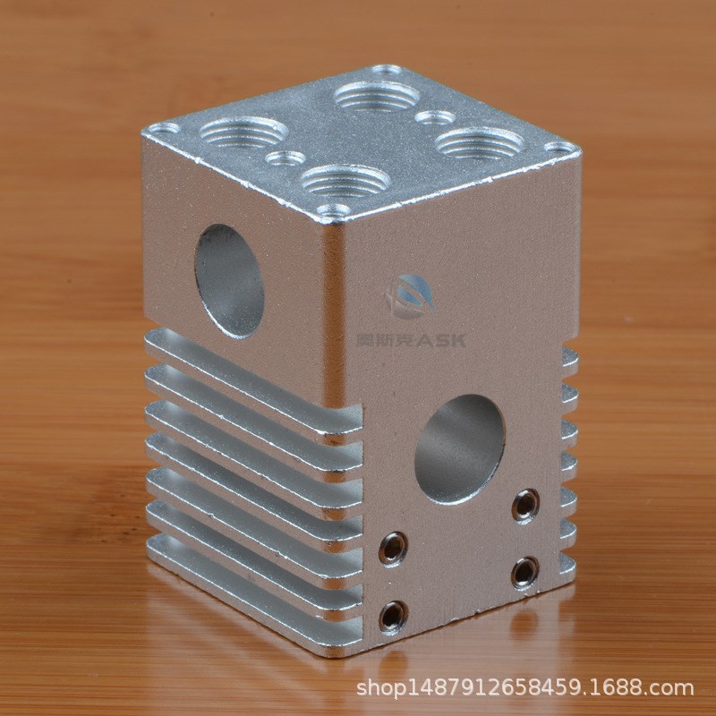 3D打印机配件Ultimaker2 铝合金十字滑台4喷头 新款滑台白色氧化