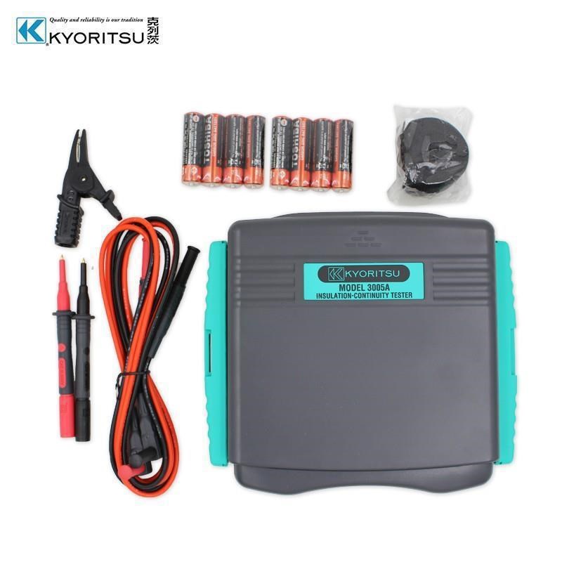 克列茨KYORITSU共立兆欧表KEW3005A绝缘电阻仪背光绝缘/导通