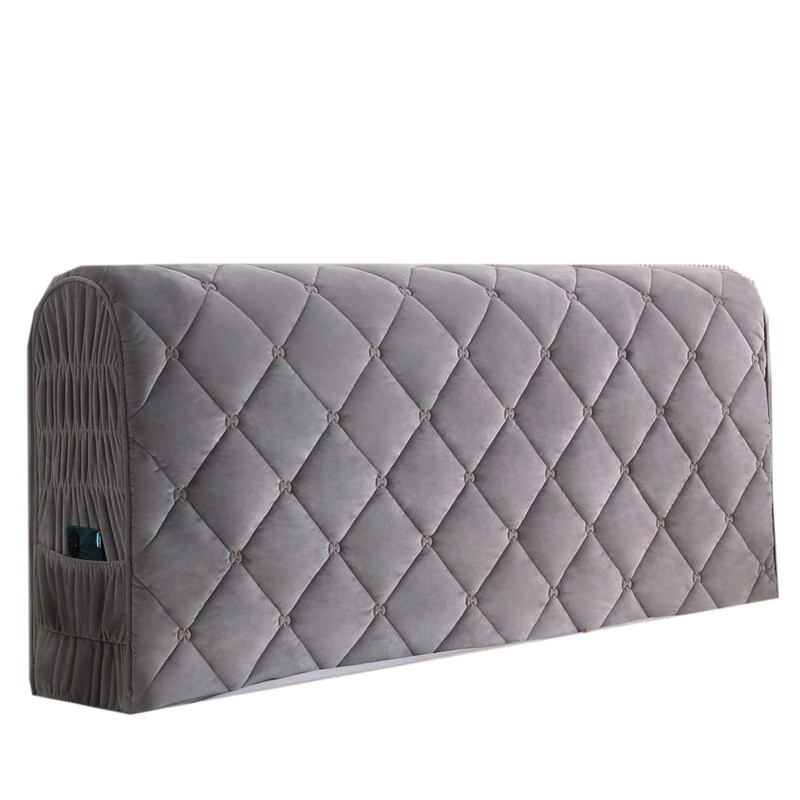 V45O2024新款加厚全包床头套罩床头罩防撞夹棉皮床保护套布艺