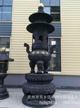 江西铸铜宝鼎厂家两层铜宝鼎带底座三层铜宝鼎寺庙宝鼎铸造厂